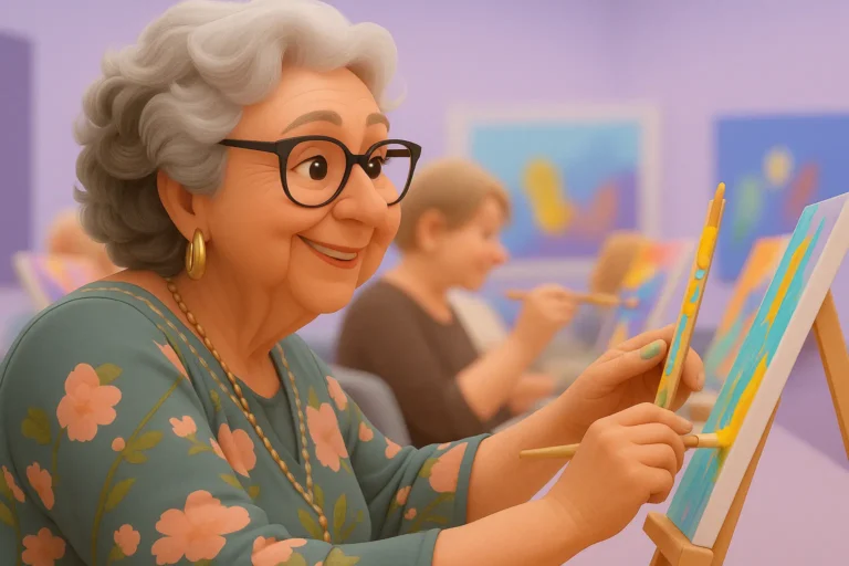 Cursos de Pintura para Veteranos da Vida: Como Iniciar do Zero, Escolher Técnicas Que Relaxam, Estimular a Criatividade e Expor Suas Obras em Feiras Locais