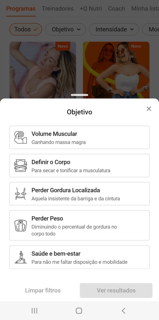 Objetivos do aplicativo
